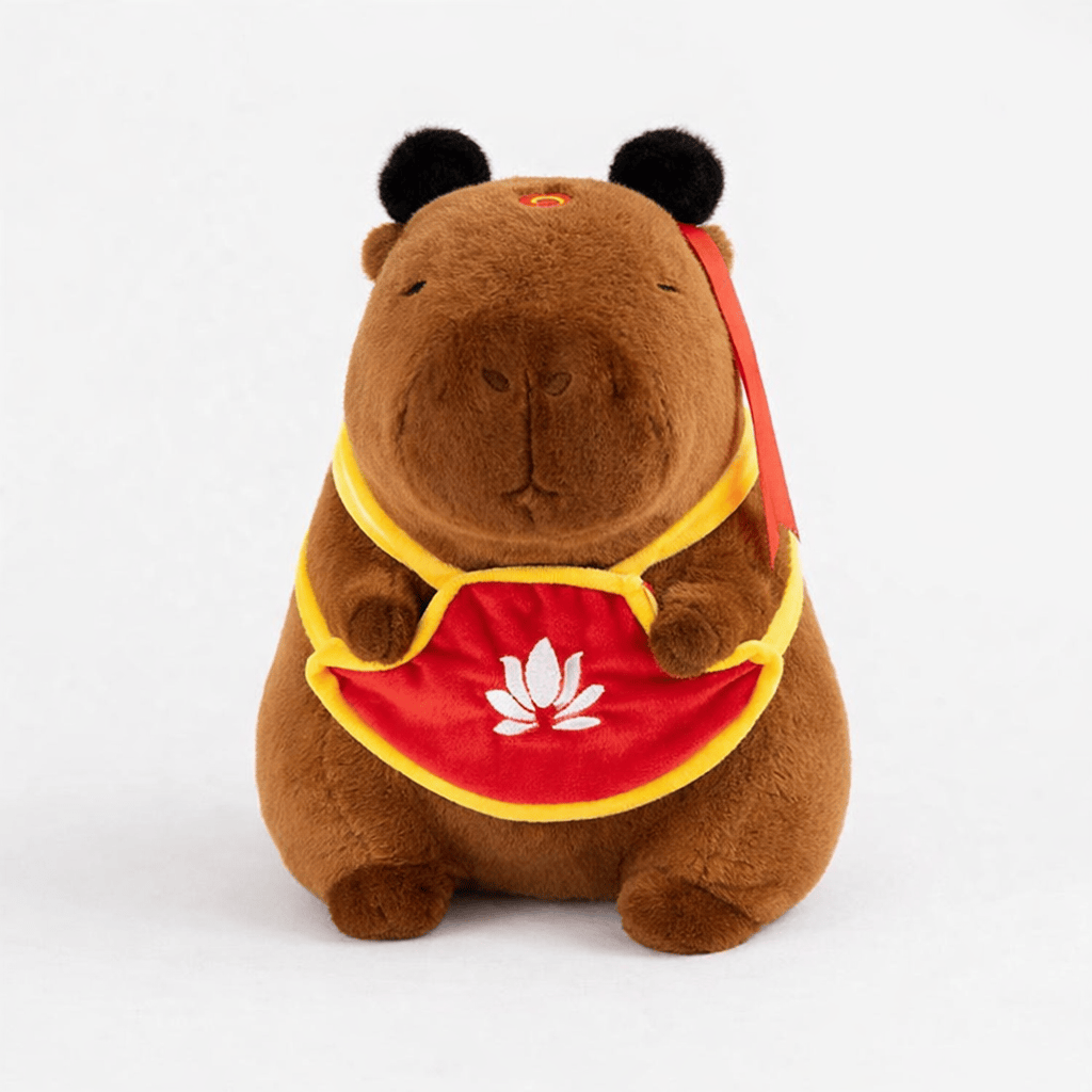 Capybara Plush with Traditional Nezha Costume My Plushie