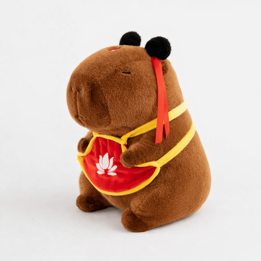 Capybara Plush with Traditional Nezha Costume My Plushie