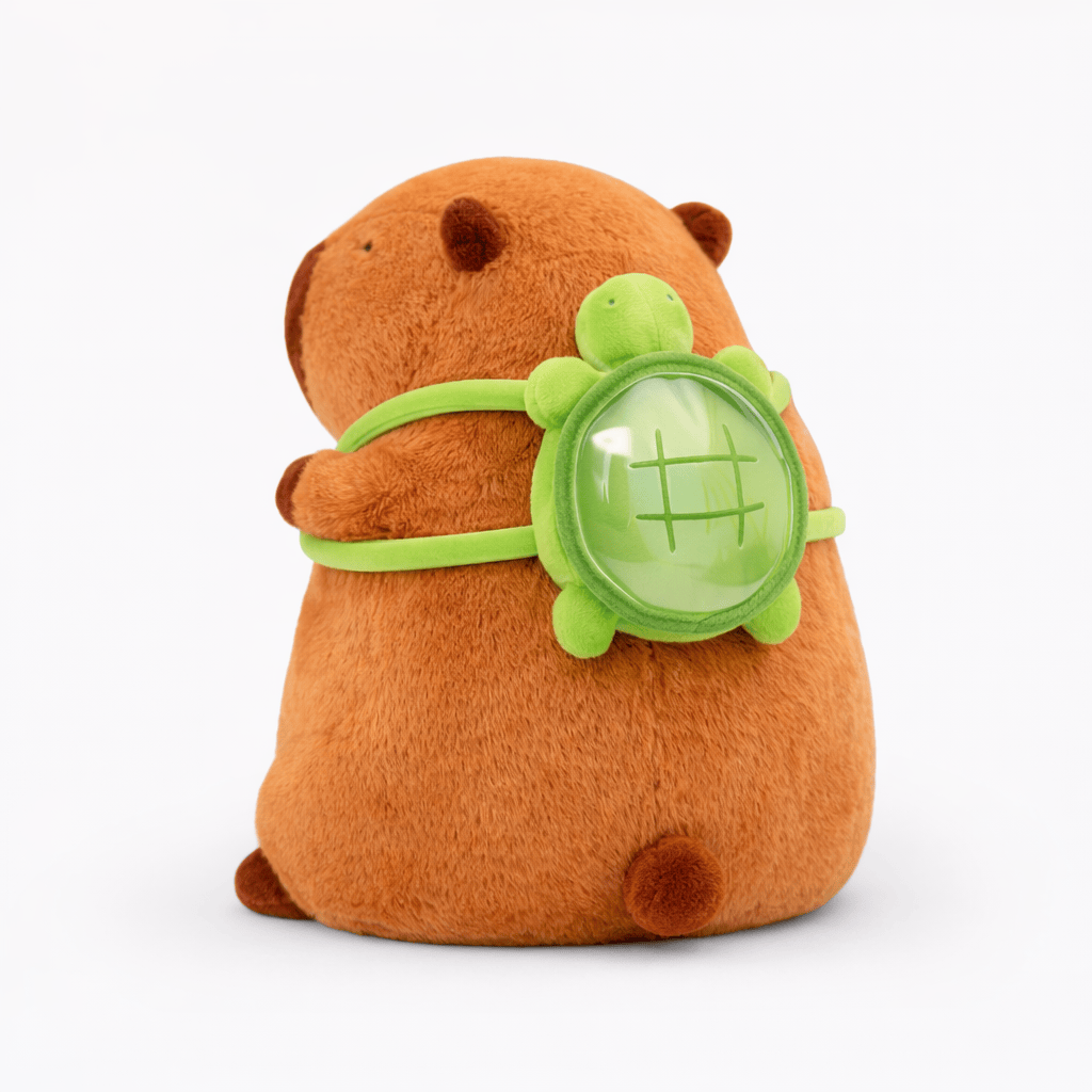 Capybara Plush with Turtle Backpack My Plushie