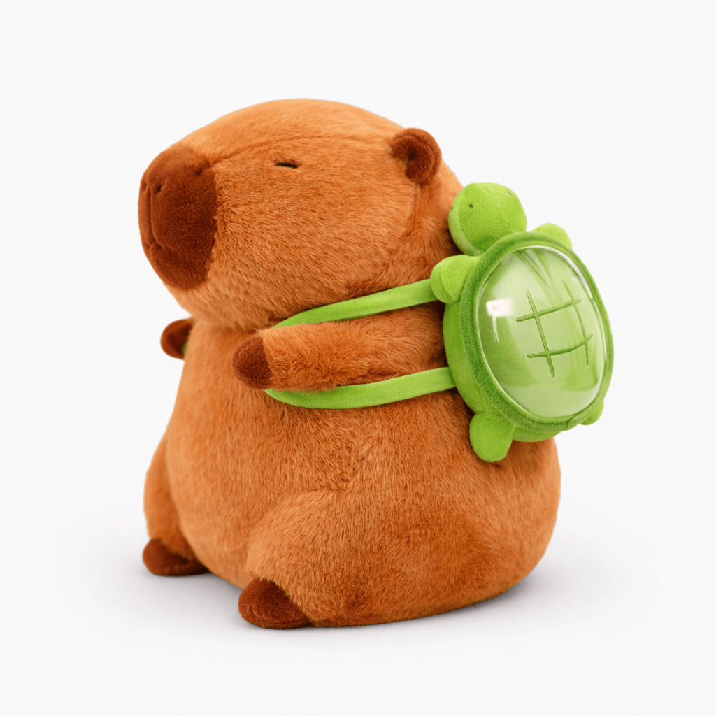 Capybara Plush with Turtle Backpack My Plushie