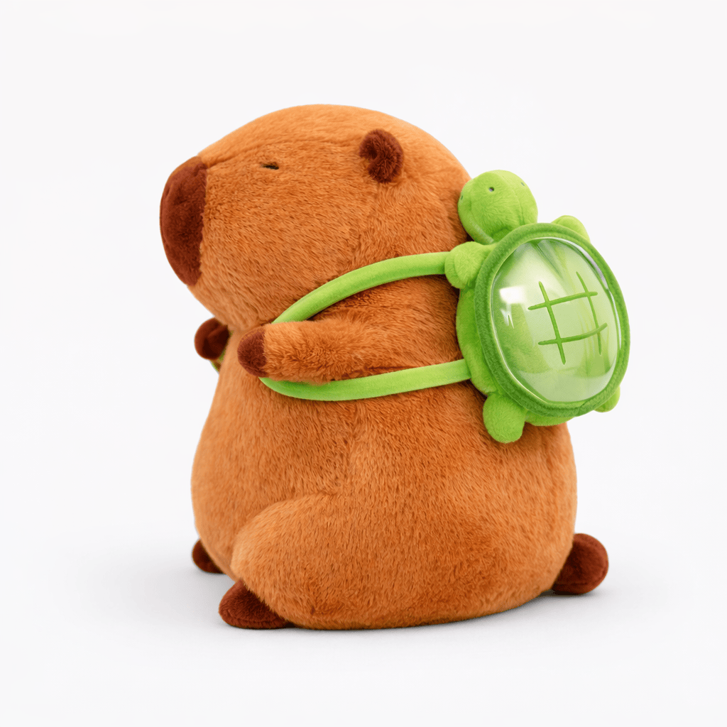 Capybara Plush with Turtle Backpack My Plushie