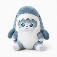 Colourful Kawaii Shark Cat Plush My Plushie