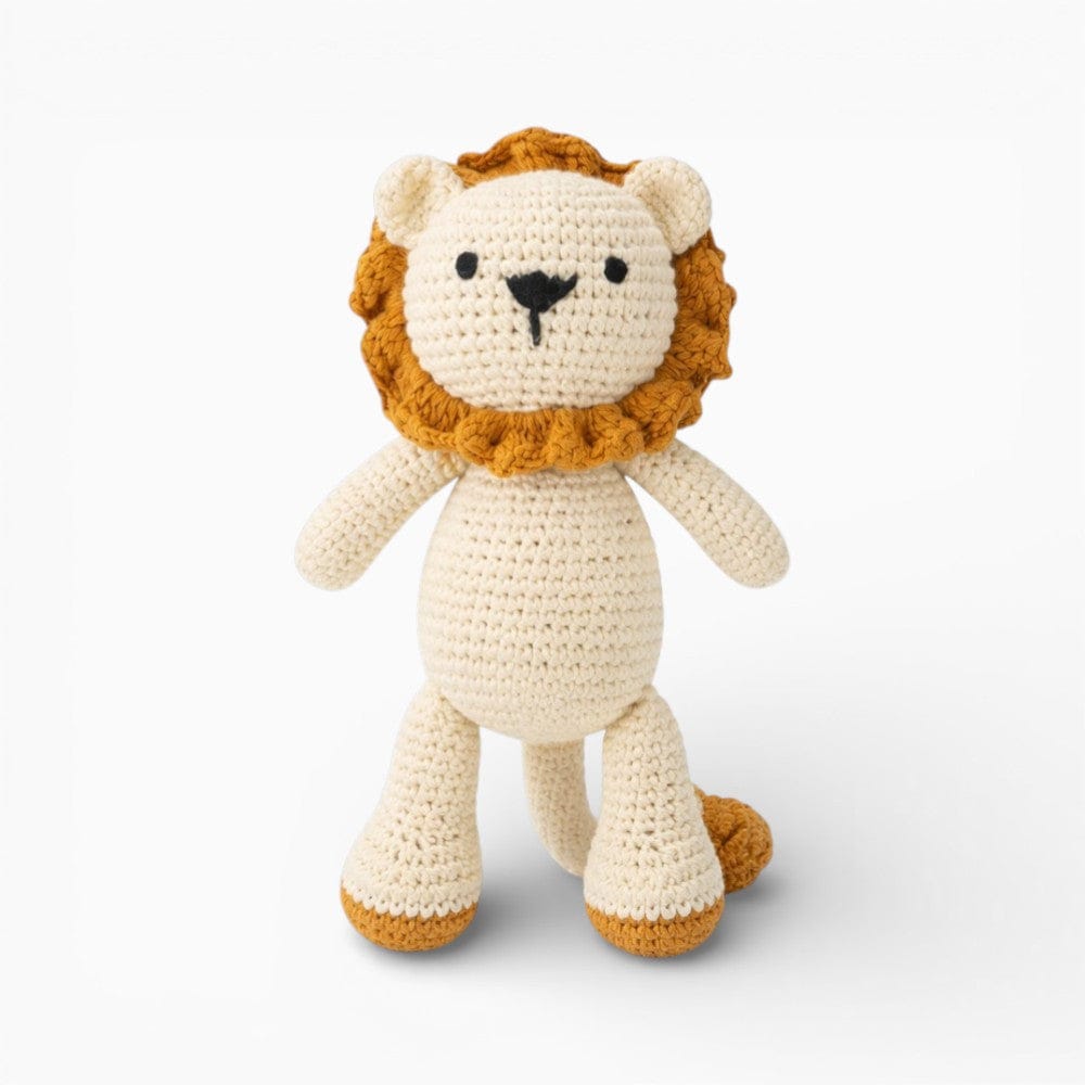 Crochet Beige Lion Plush My Plushie