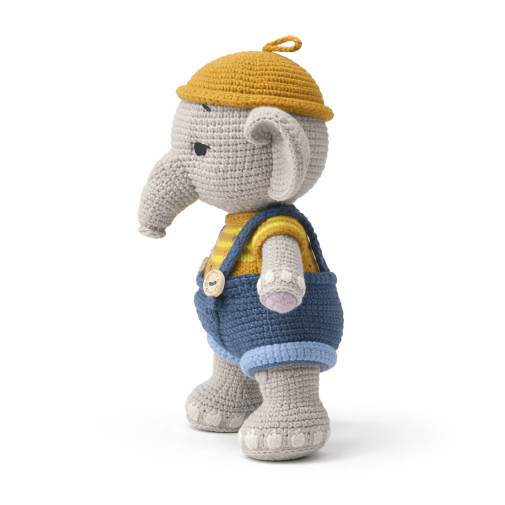 Crochet Elephant Plush Gift Set My Plushie