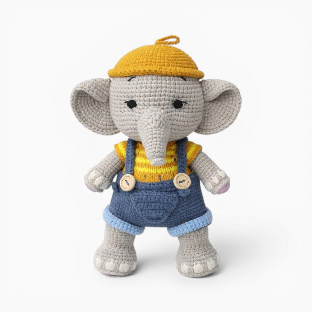 Crochet Elephant Plush Gift Set My Plushie