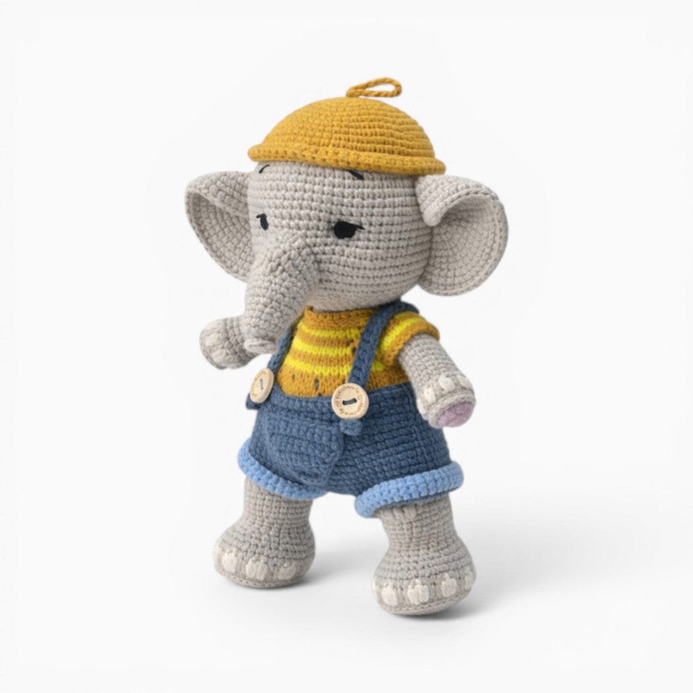 Crochet Elephant Plush Gift Set My Plushie