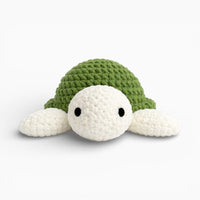 Crochet Green White Turtle Plush My Plushie
