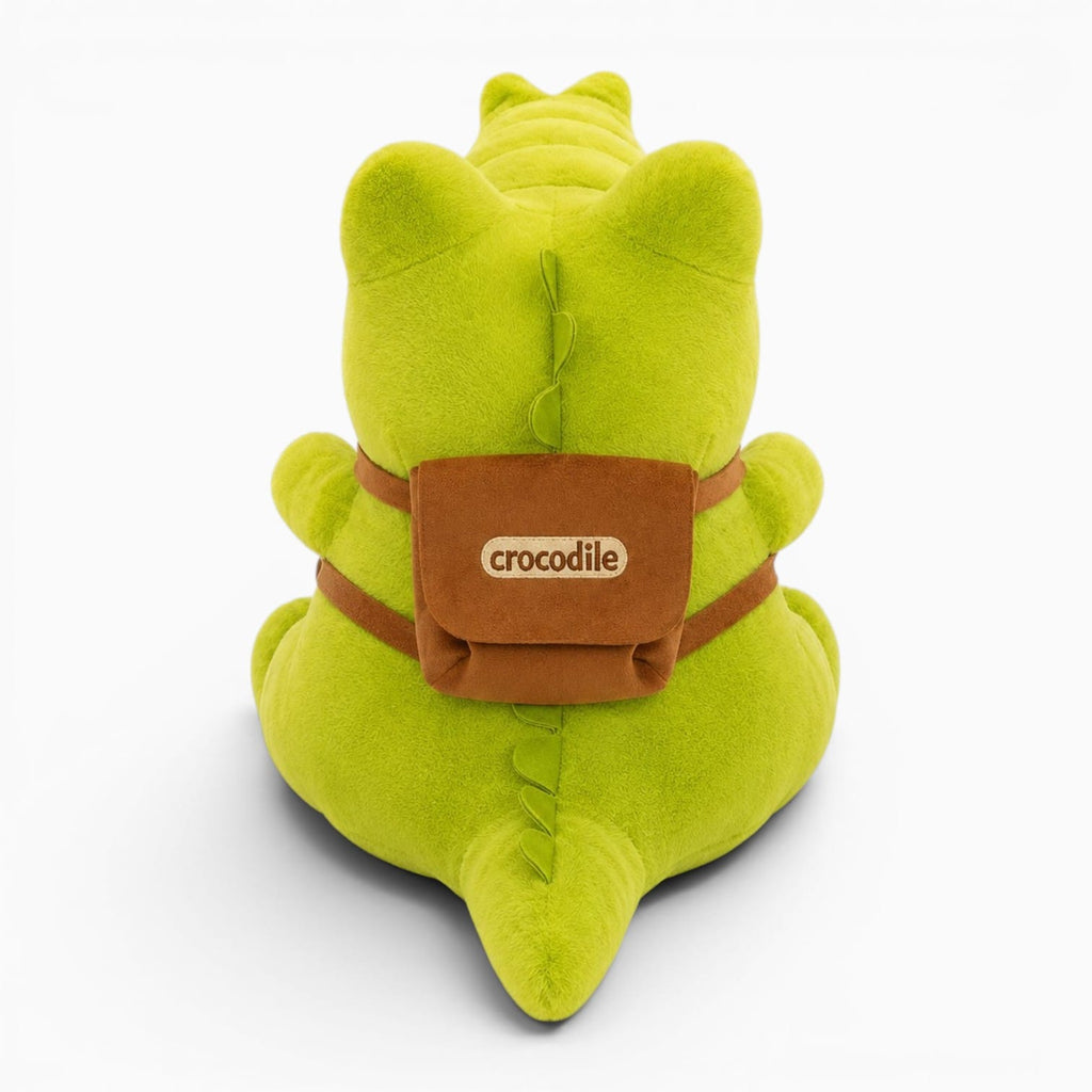 Crocodile Plush with Backpack My Plushie