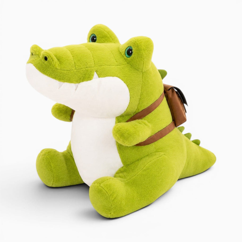 Crocodile Plush with Backpack My Plushie