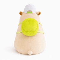 Cute Capybara Plush with Backpack and Cap My Plushie