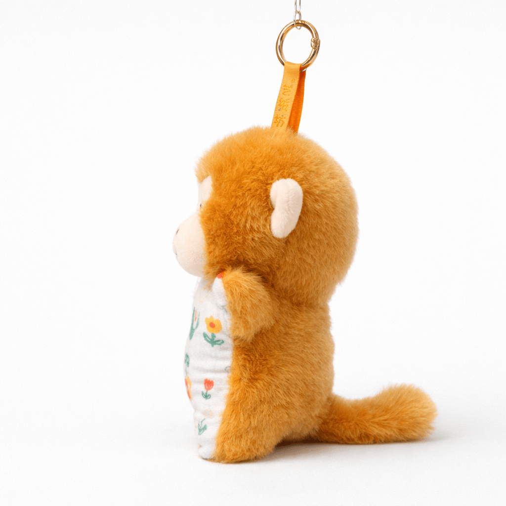 Cute Monkey Keychain My Plushie