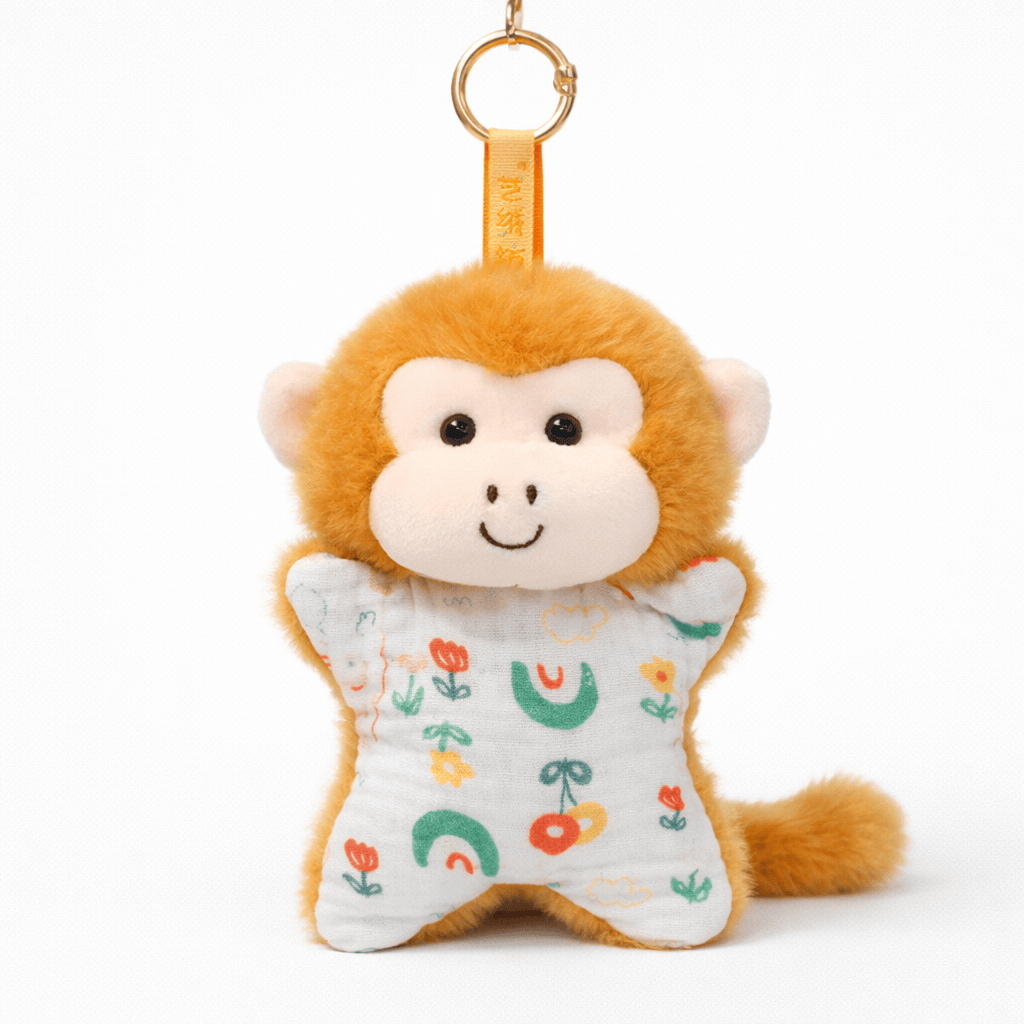 Cute Monkey Keychain My Plushie