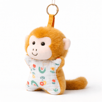 Cute Monkey Keychain My Plushie