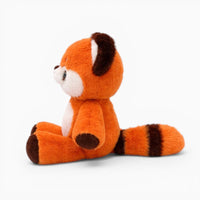 Cute Red Sitting Fluffy Panda Plush My Plushie