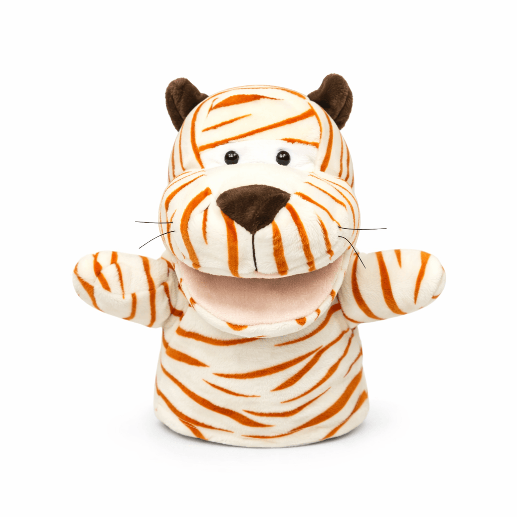 Cute Tiger Hand Puppet for Kids My Plushie