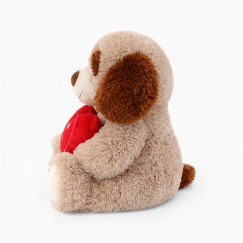 Dog Plush with Heart Valentine Gift My Plushie