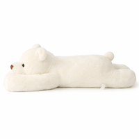 Flat Polar Bear Plush Soft Lounging Cushion My Plushie