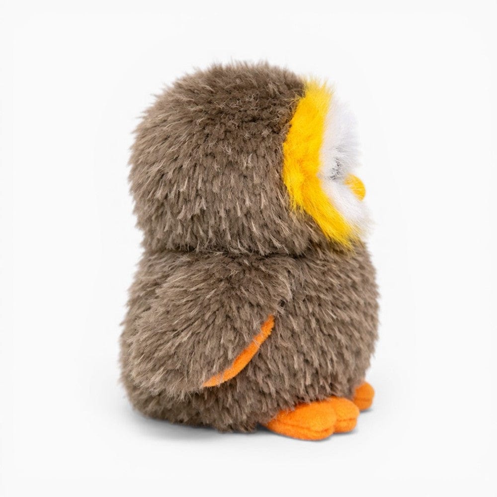 Fluffy Owl Plush with Large Eyes My Plushie