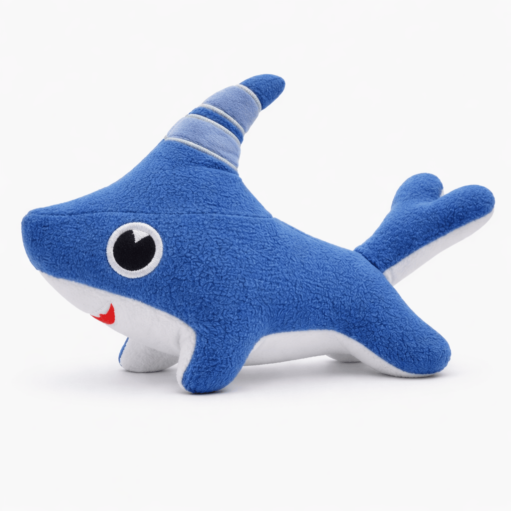 Funny Blue Shark Plush My Plushie