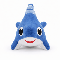 Funny Blue Shark Plush My Plushie