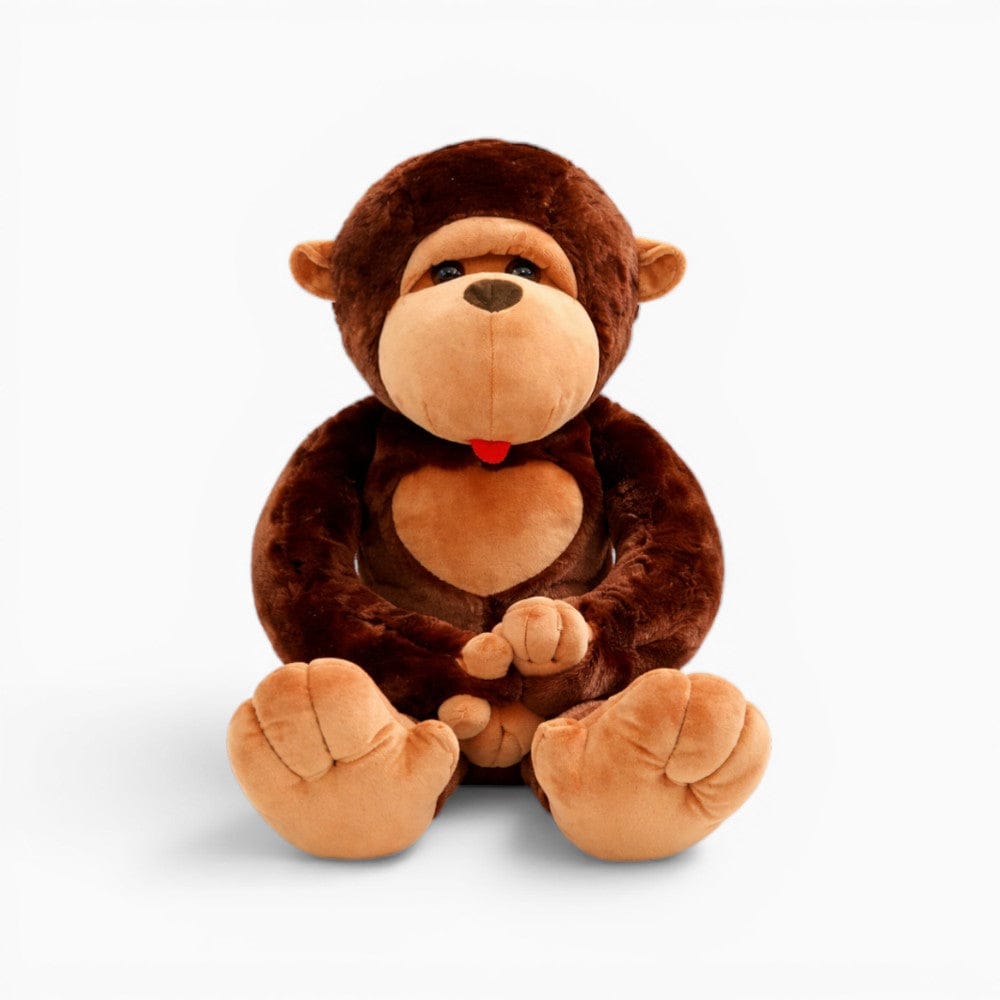 Giant Cartoon Monkey Plush with Large Paws My Plushie