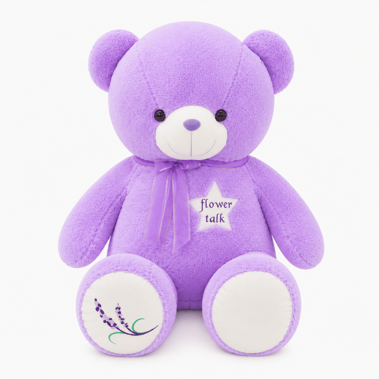 Giant Purple Teddy Bear My Plushie