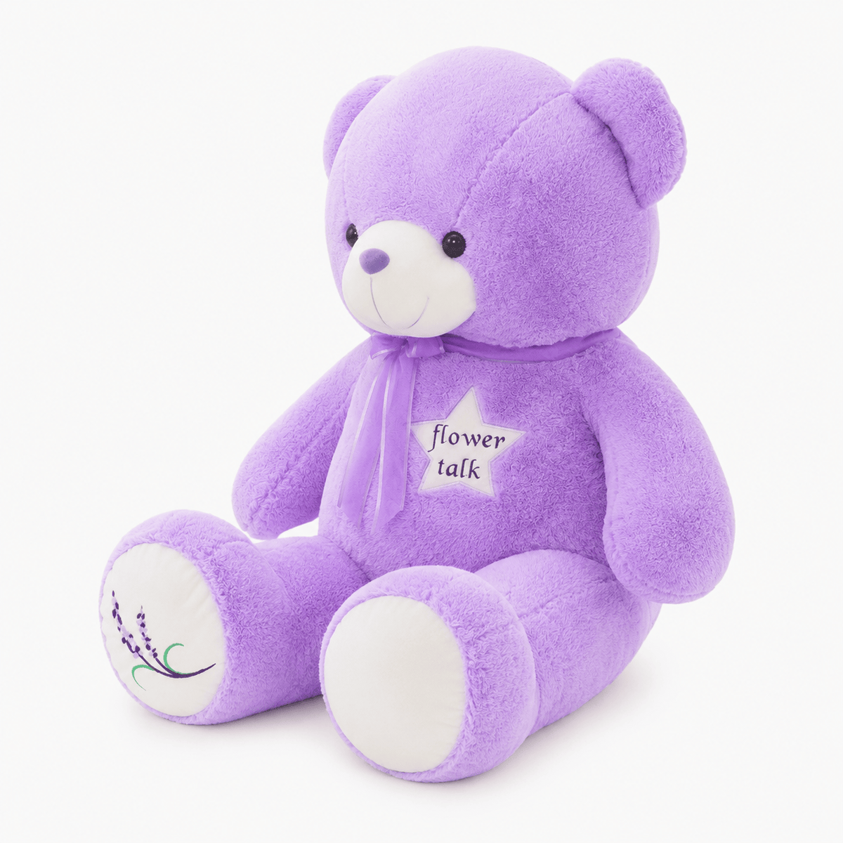 Giant Purple Teddy Bear My Plushie