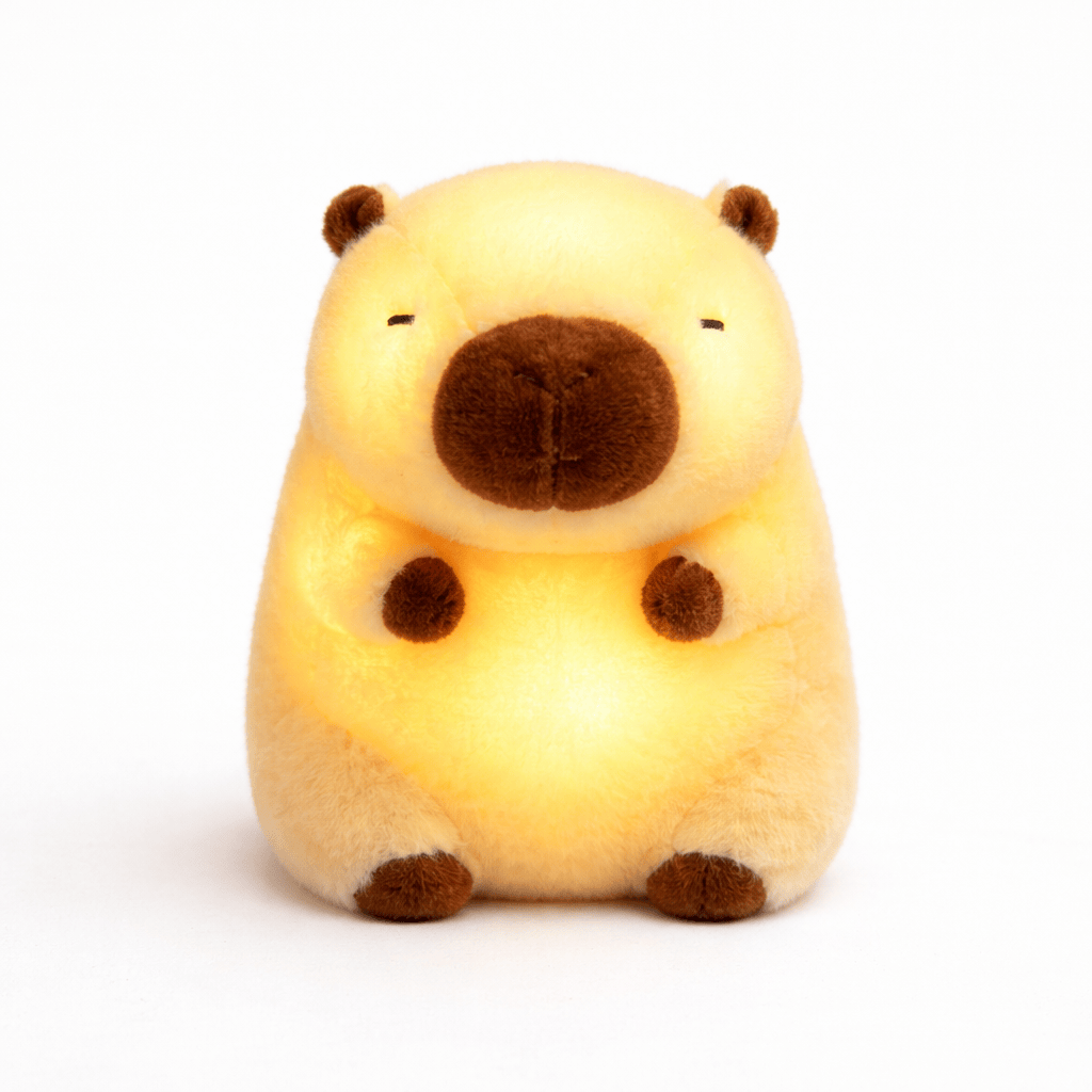 Glowing Night Light Capybara Plush My Plushie