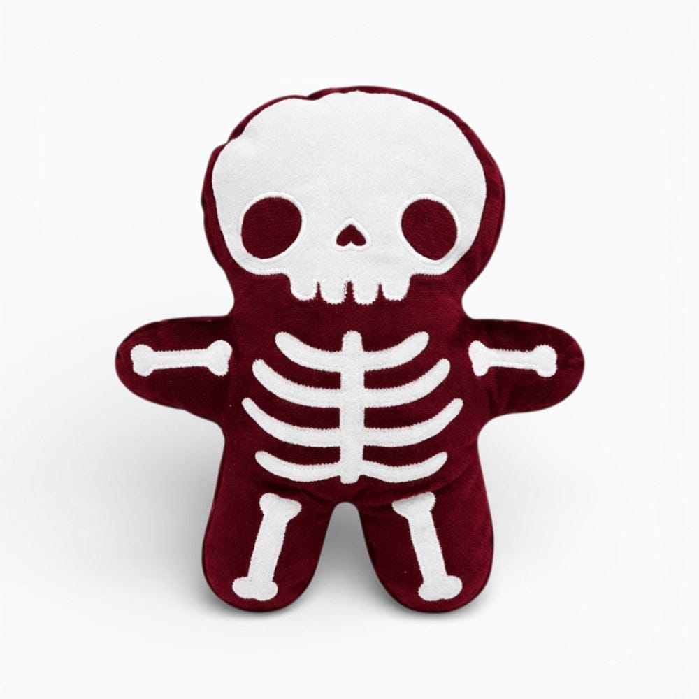 Gothic Skeleton Plush in Wine Red My Plushie