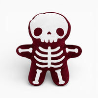Gothic Skeleton Plush in Wine Red My Plushie