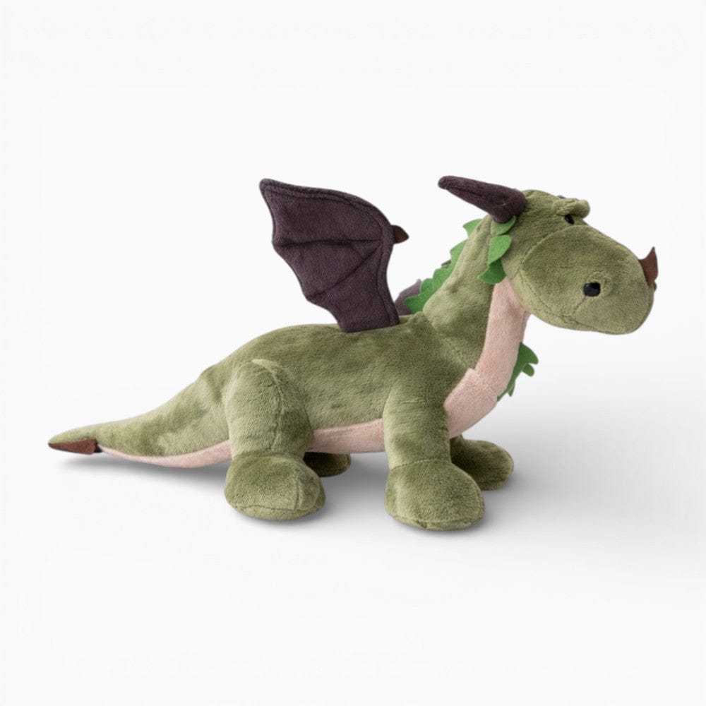 Green Dragon Plush with Purple Wings My Plushie
