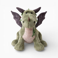 Green Dragon Plush with Purple Wings My Plushie