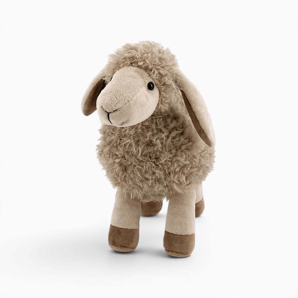 Grey Cotton Lamb Plush My Plushie