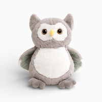 Grey Fluffy Owl Plush My Plushie