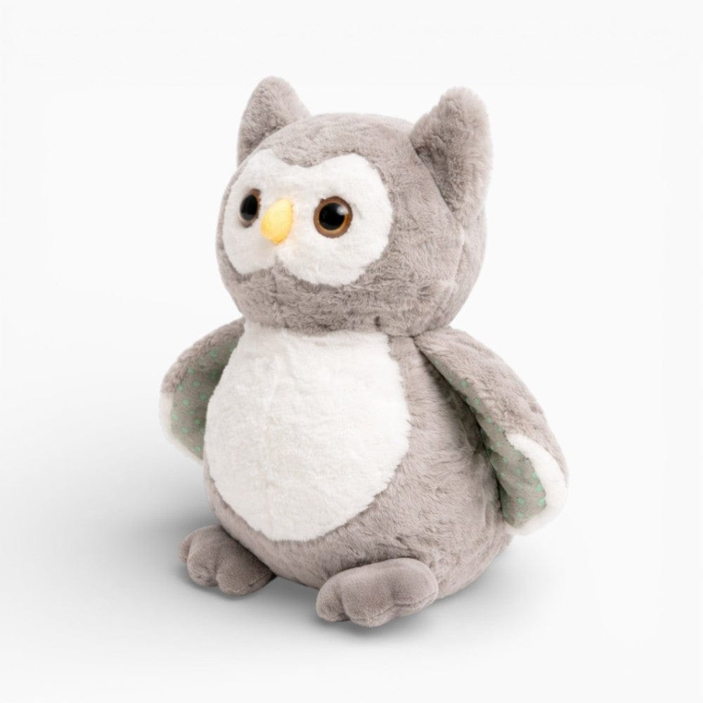 Grey Fluffy Owl Plush My Plushie