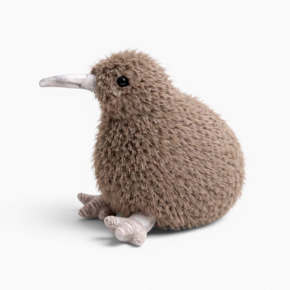 Grey Shaggy Plush Fur Kiwi Plush My Plushie