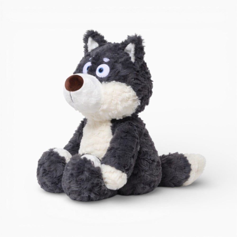 Grey Soft Wolf Plush for Kids My Plushie