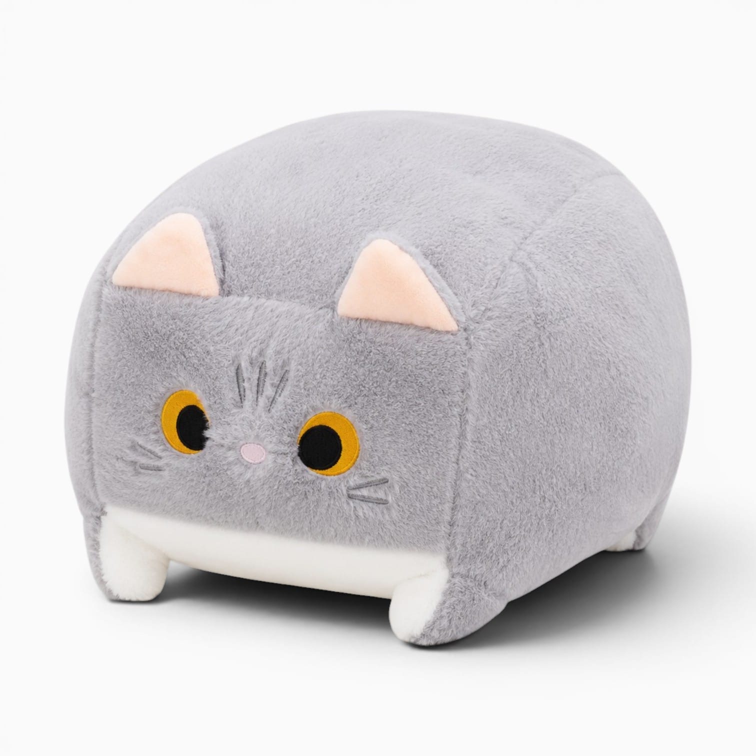 Grey Square Cat Plush My Plushie