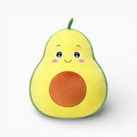 Kawaii Avocado Plush Pillow with Face My Plushie