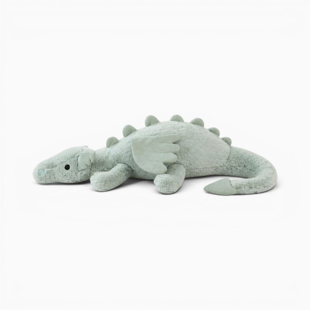 Kawaii Sage Green Dragon Plush My Plushie