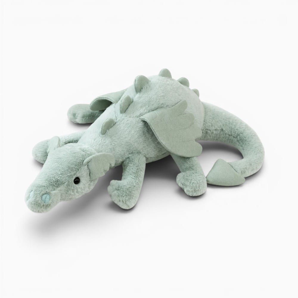 Kawaii Sage Green Dragon Plush My Plushie