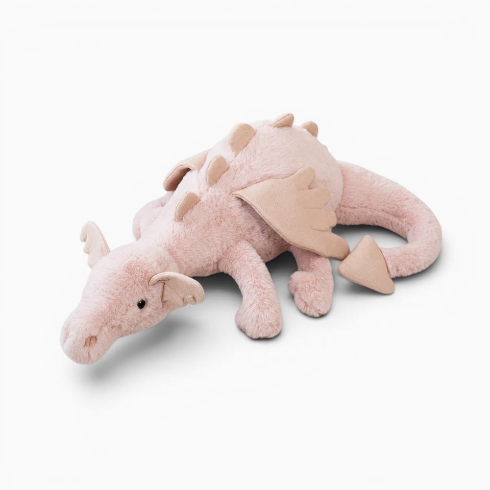 Kawaii Soft Pink Dragon Plush My Plushie