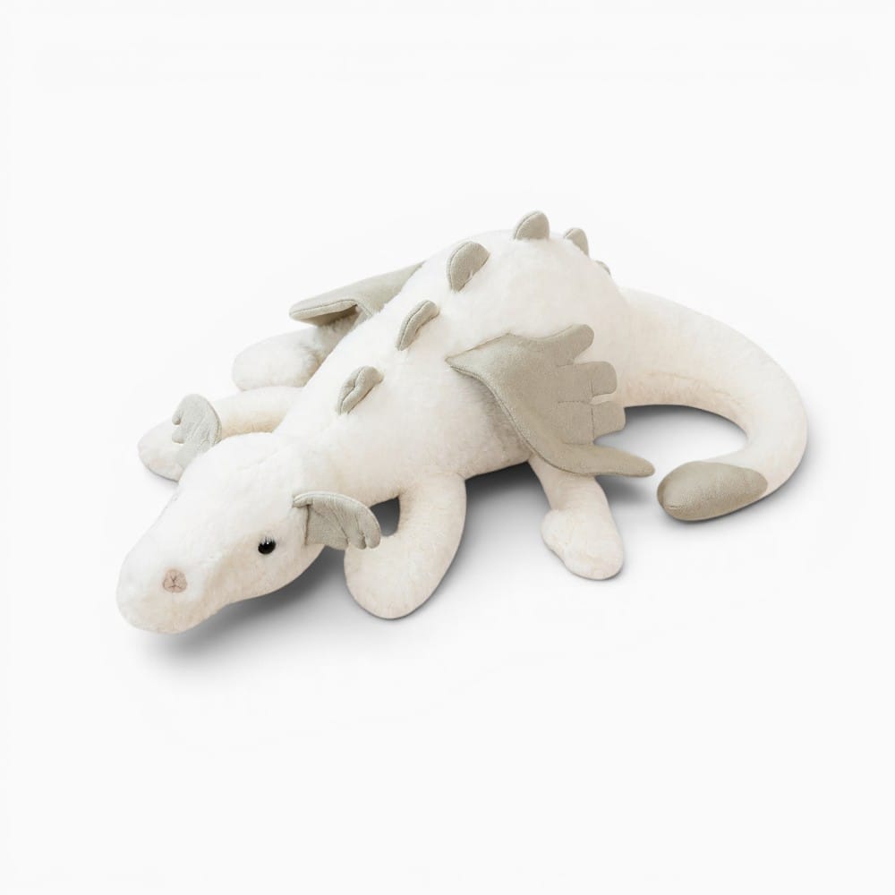 Kawaii White Dragon Plush My Plushie