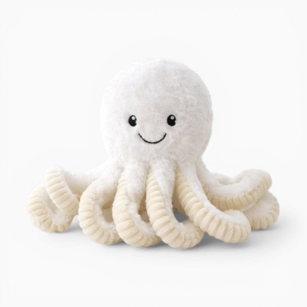 Kawaii White Octopus Plush My Plushie