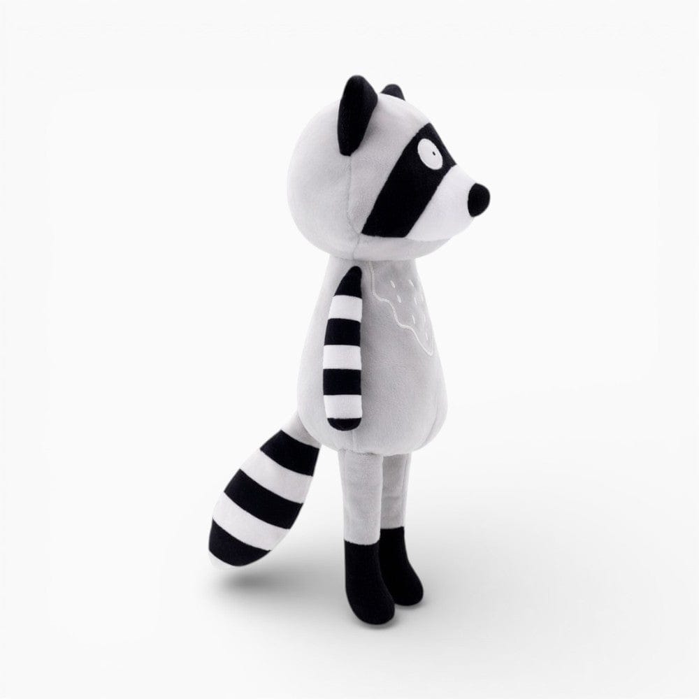 Lanky Raccoon Plush with Black White Tail My Plushie