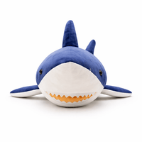 Large Dark Blue Shark Plush My Plushie