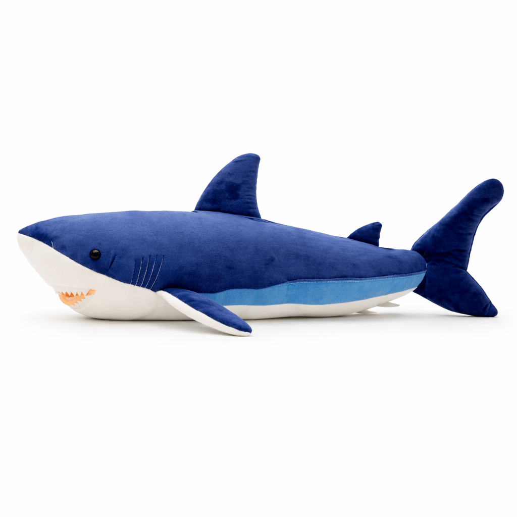 Large Dark Blue Shark Plush My Plushie