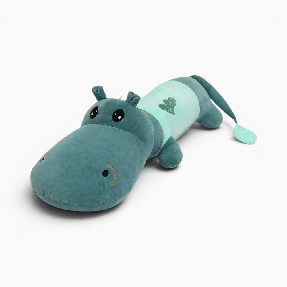 Large Green Hippo Plush My Plushie