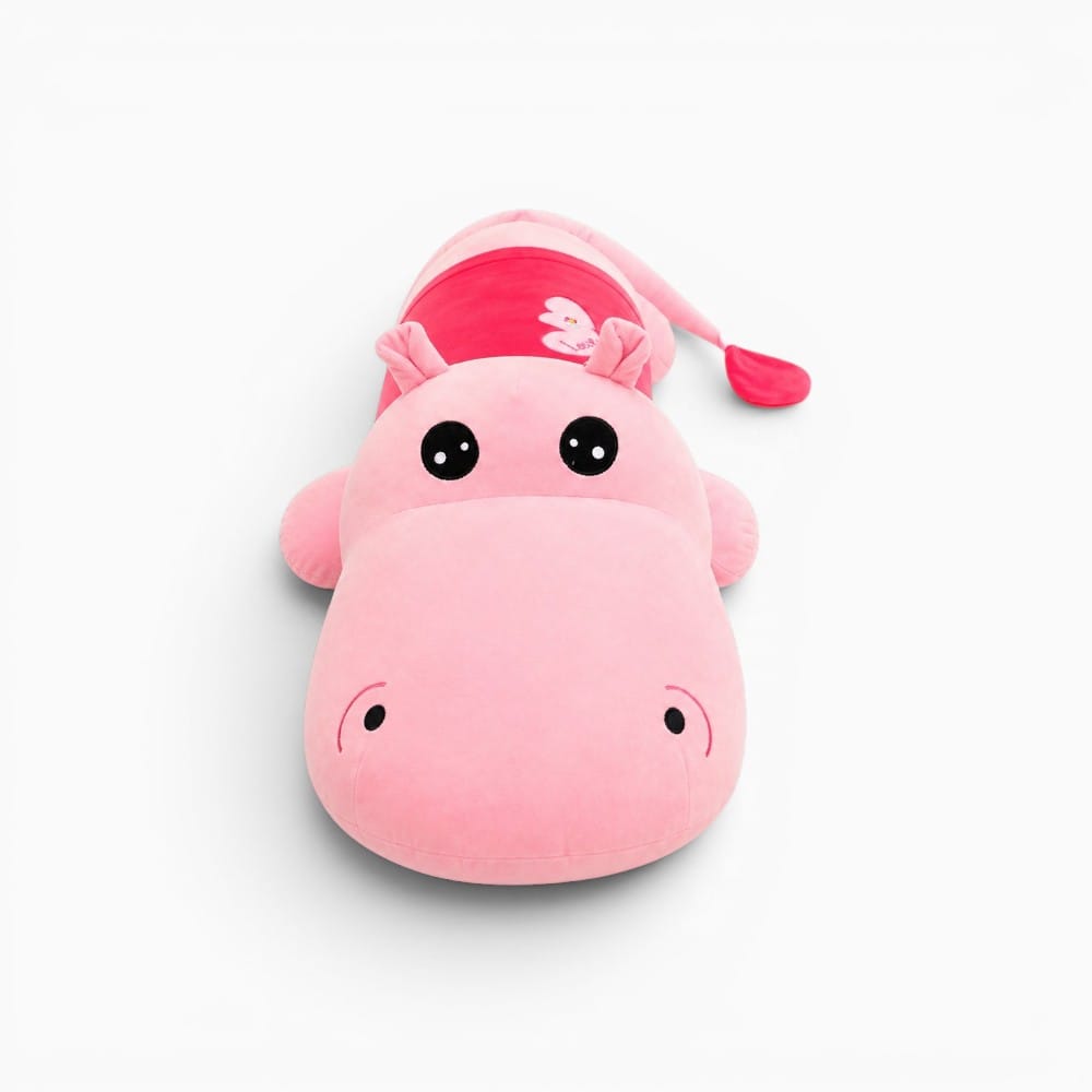 Large Pink Hippo Plush My Plushie