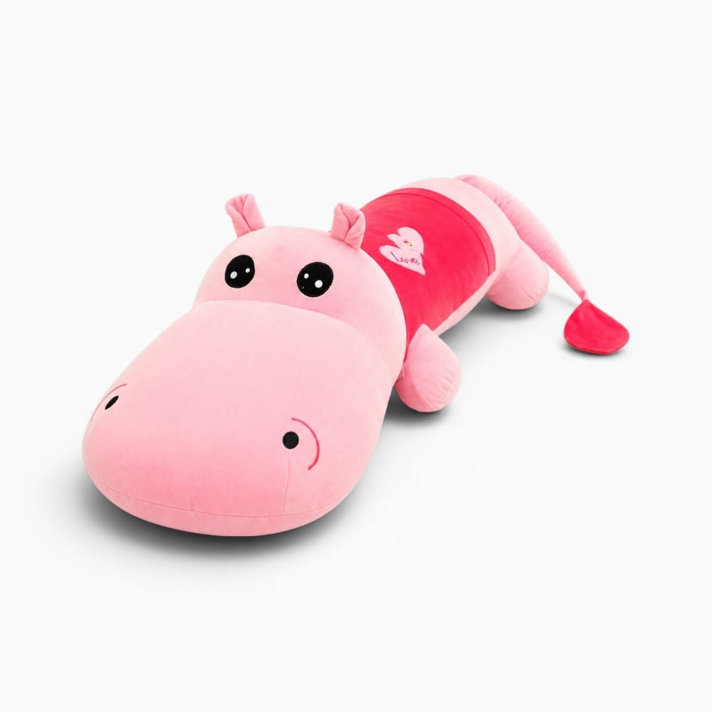 Large Pink Hippo Plush My Plushie